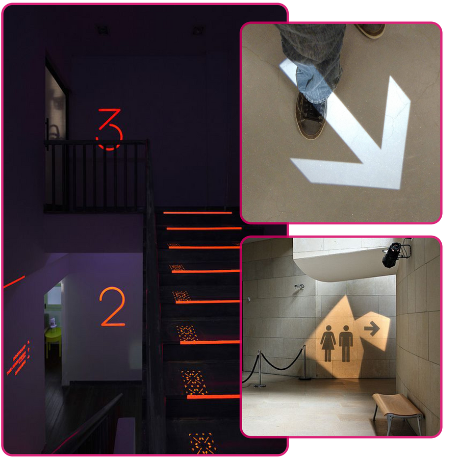 Navigation support with projection