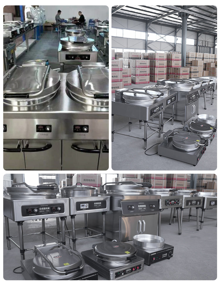 Commercial Electric Crepe Maker — Single & Double Plate, 3–10 kW