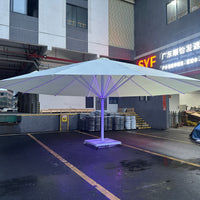 Outdoor Restaurant Umbrella with Aluminum Shaft and Marble Base image preview