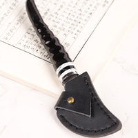 Sheep Horn Incense Knife with Ebony &amp; Wood Handle image preview