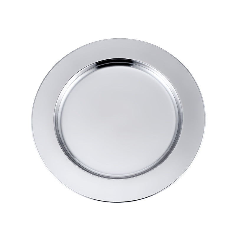Metal Charger Plate — Stainless Steel Underplate