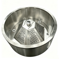 Round Island Commercial Kitchen Exhaust Hood — Stainless Steel Canopy image preview