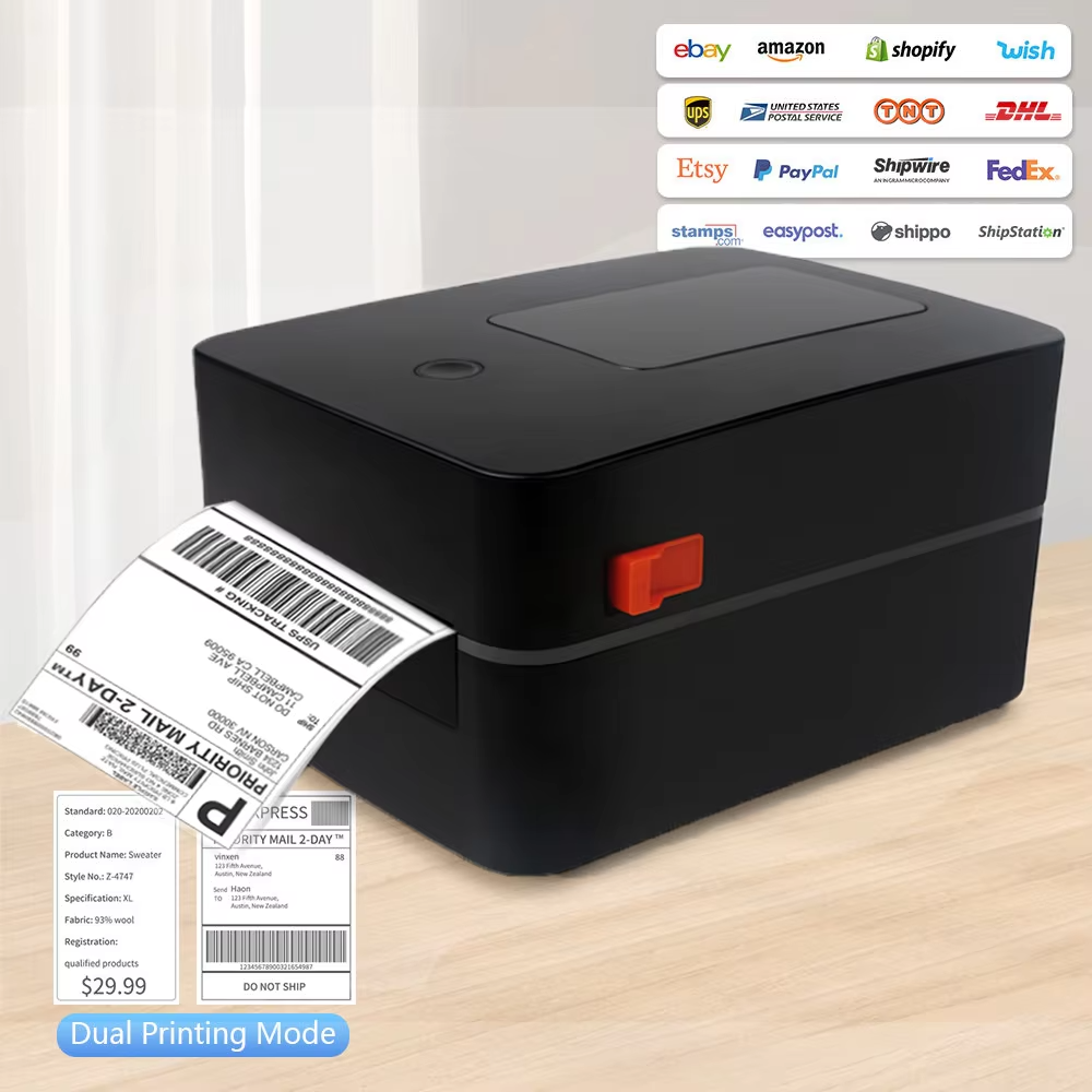 Thermal Wristband & Label Printer — 4x6 Desktop, 203 DPI