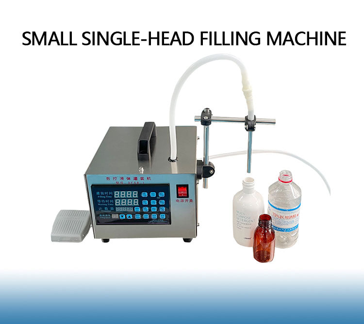 Semi-Automatic Multi-Head Liquid Filling Machine — Diaphragm Pump