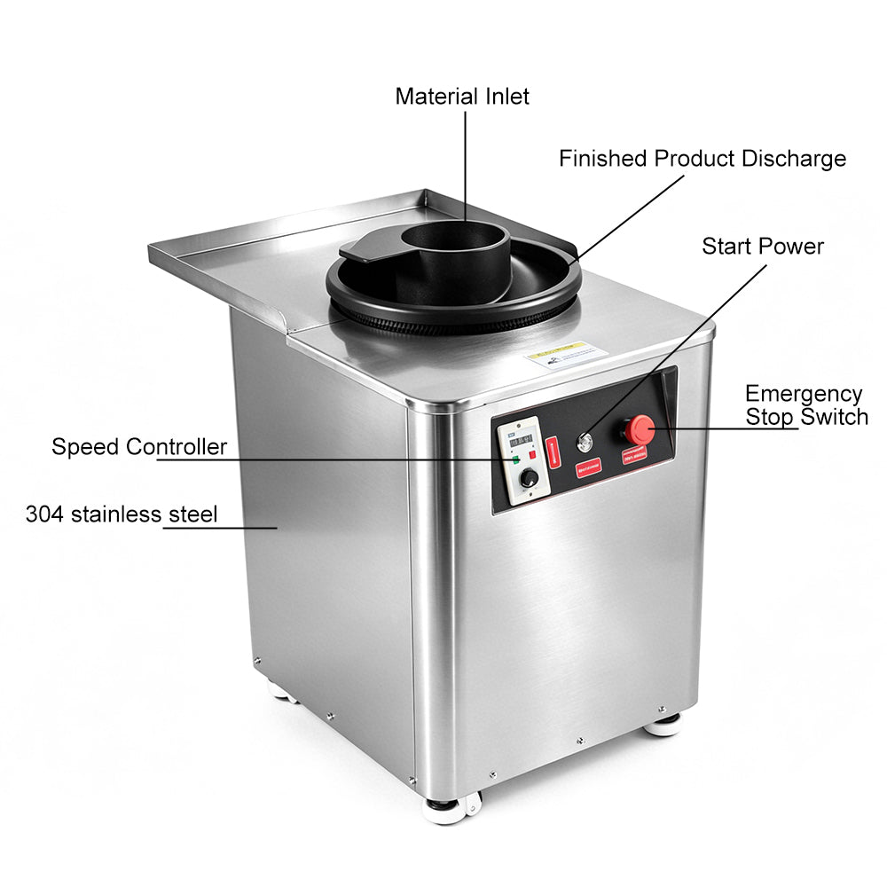Commercial Dough Rounder — Stainless Steel Desktop Rounding Machine (30–500g)