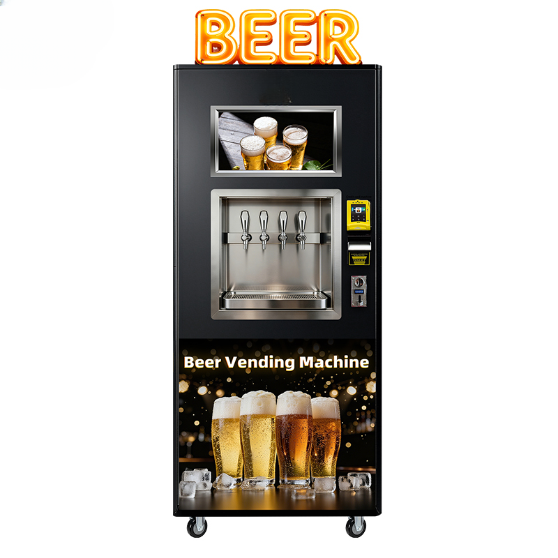 Self-Service Beer & Drink Vending Machine — 21.5" Touchscreen