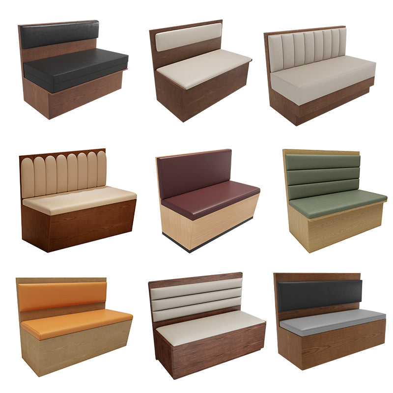 Commercial Restaurant Booth Sofa Seating — Custom Modern Dining Banquette