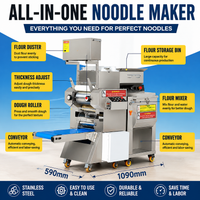 Commercial Automatic Fresh Noodle Machine — Mixer, Sheeter &amp; Cutter image preview