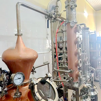 Commercial Reflux Column Still — Copper &amp; Stainless Distillation System image preview