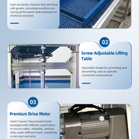 Food-Grade Stainless Steel Belt Conveyor — PU Belt Processing Line image preview