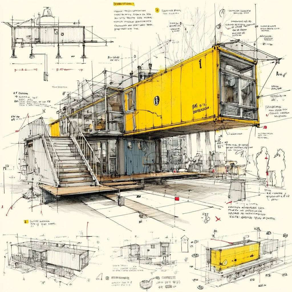 Modular Container House — Insulated Steel Prefab Cabin (20/40 ft)