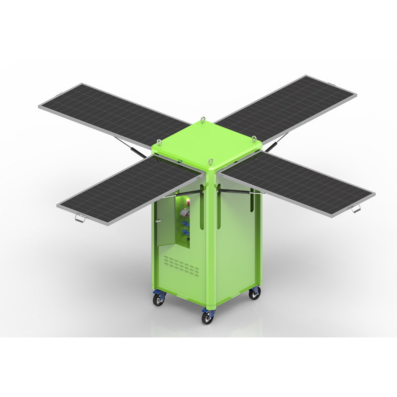 Mobile Solar Power Trailer — 5 kWh Off-Grid Storage