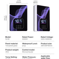 Instant Electric Tankless Water Heater — Touch Control — превью изображения