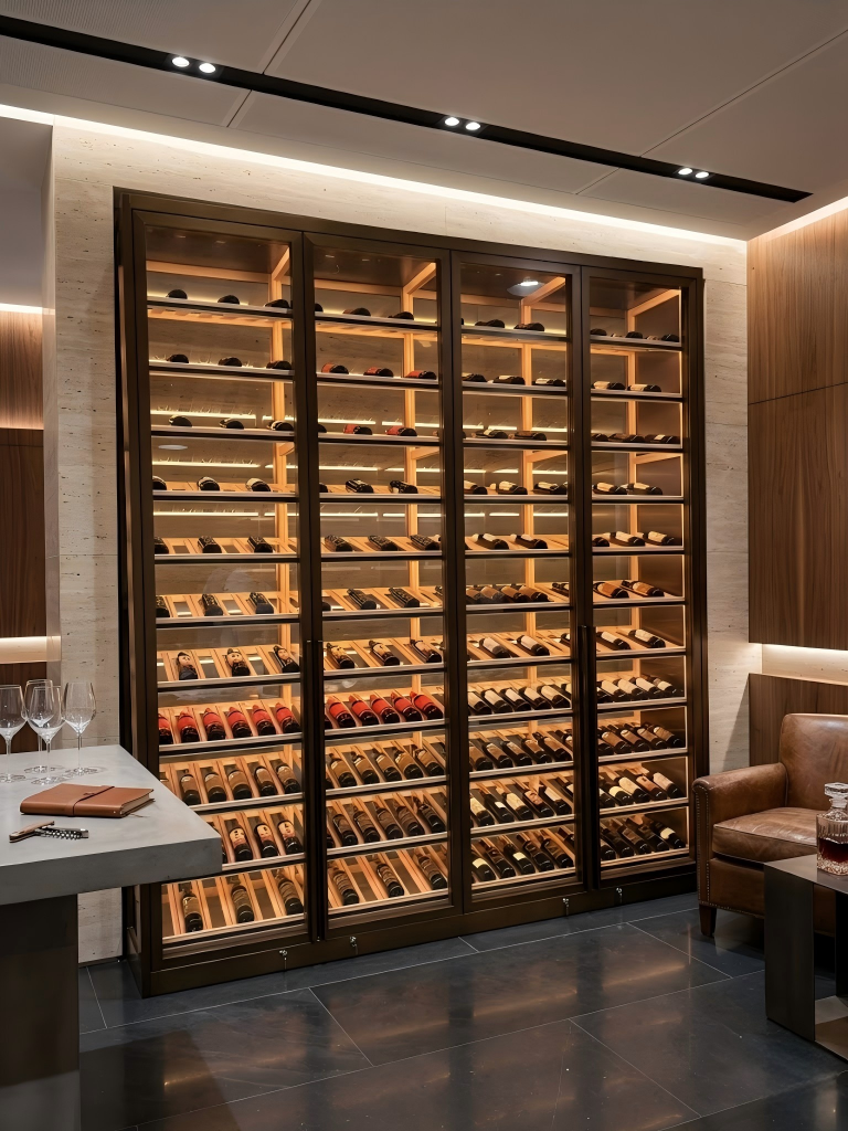 Commercial Wine Cellar Cabinet — Constant-Temperature Compressor