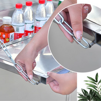 Foldable Stainless Steel Mobile Food Cart image preview