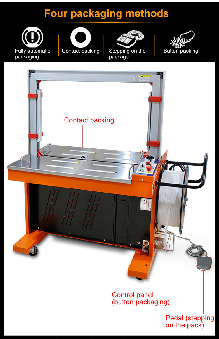 Automatic PP Strapping Machine — Carton Bundling