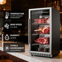 Commercial Dry Aging Cabinet — UV Sterilization &amp; Humidity Control image preview