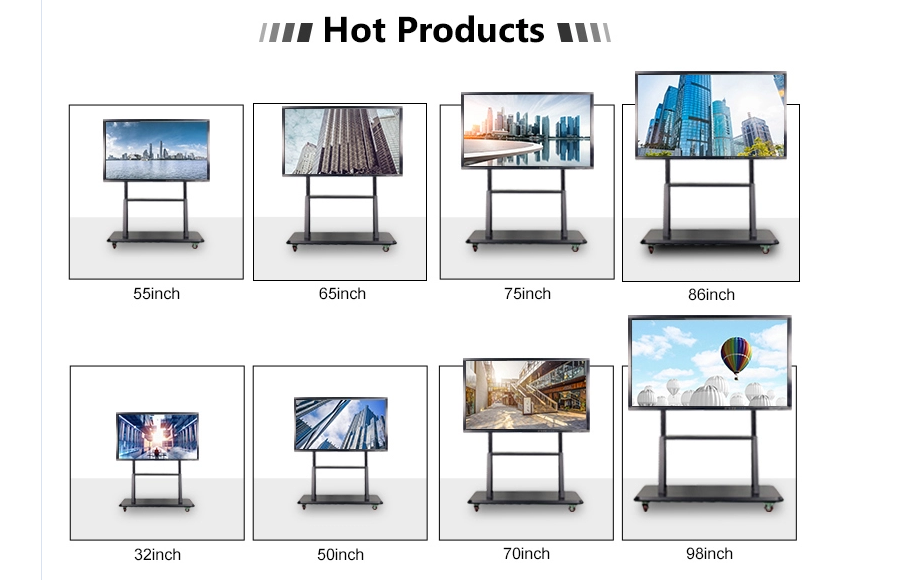 Interactive Flat Panel Display — 4K Touchscreen Smart Board