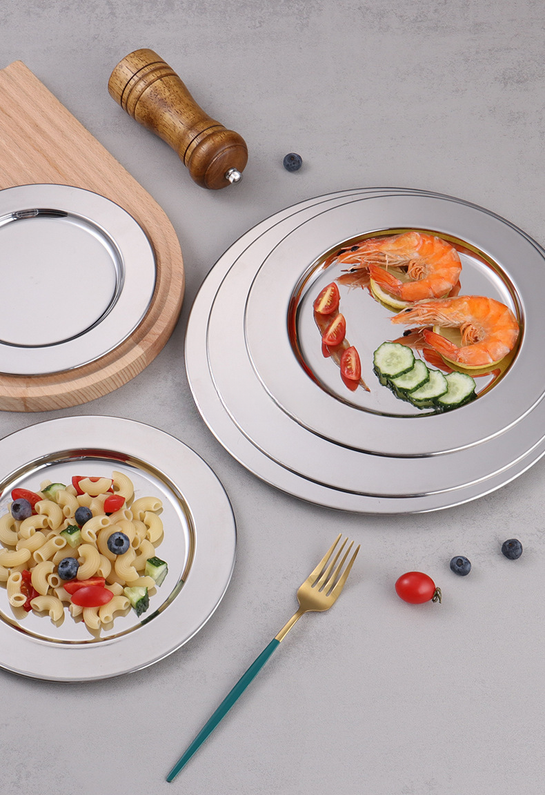 Metal Charger Plate — Stainless Steel Underplate