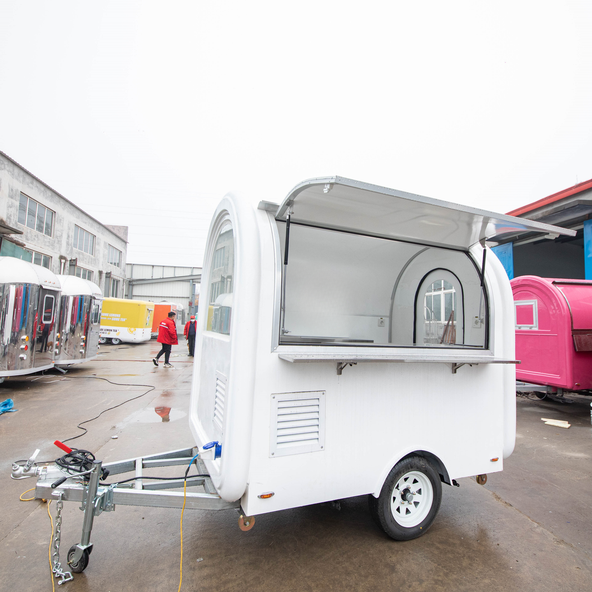 Enclosed Mobile Food Trailer — Towable Concession Cart