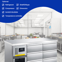 Commercial Undercounter Drawer Refrigerator — GN Chiller image preview
