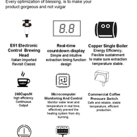 Commercial 3-Group Semi-Automatic Espresso Machine — Heat Exchange image preview