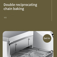 Commercial Electric Reciprocating Chain Baking Oven — Touch Screen image preview