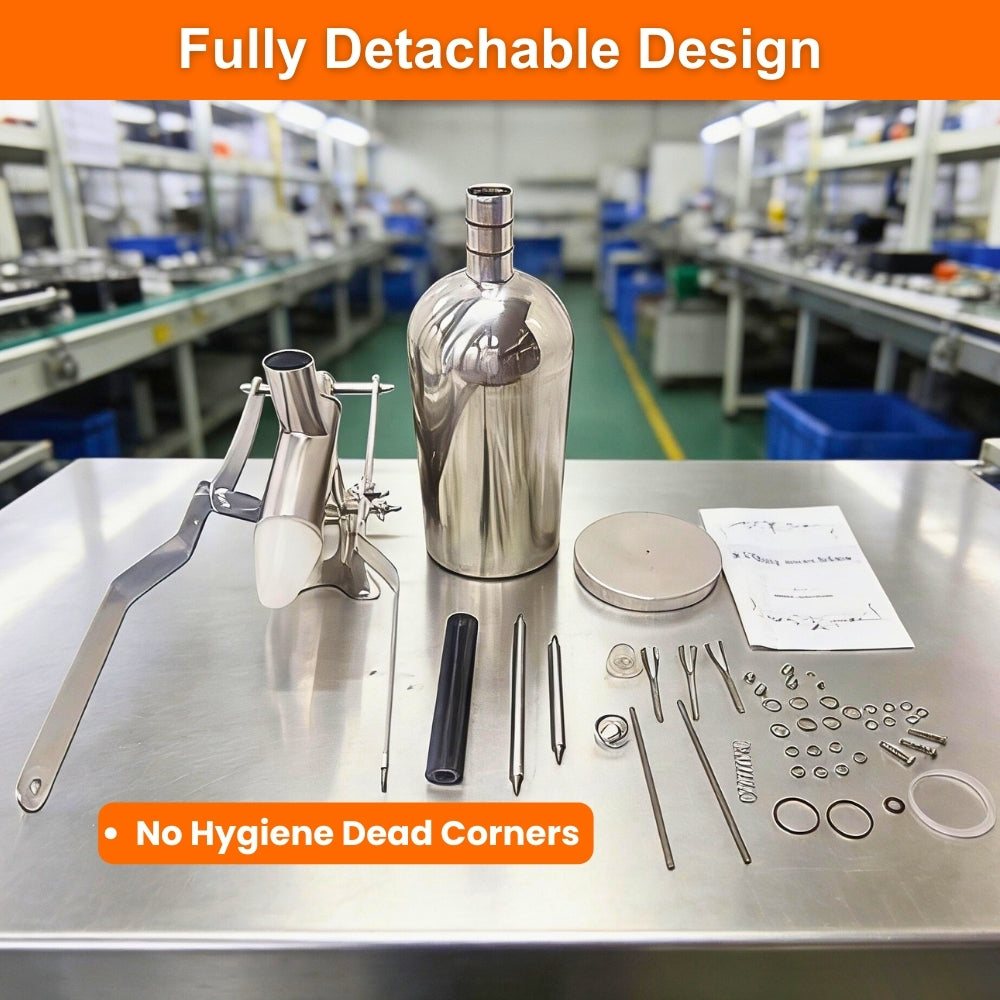 Manual Churros & Donut Filler — 5L Piston Injector