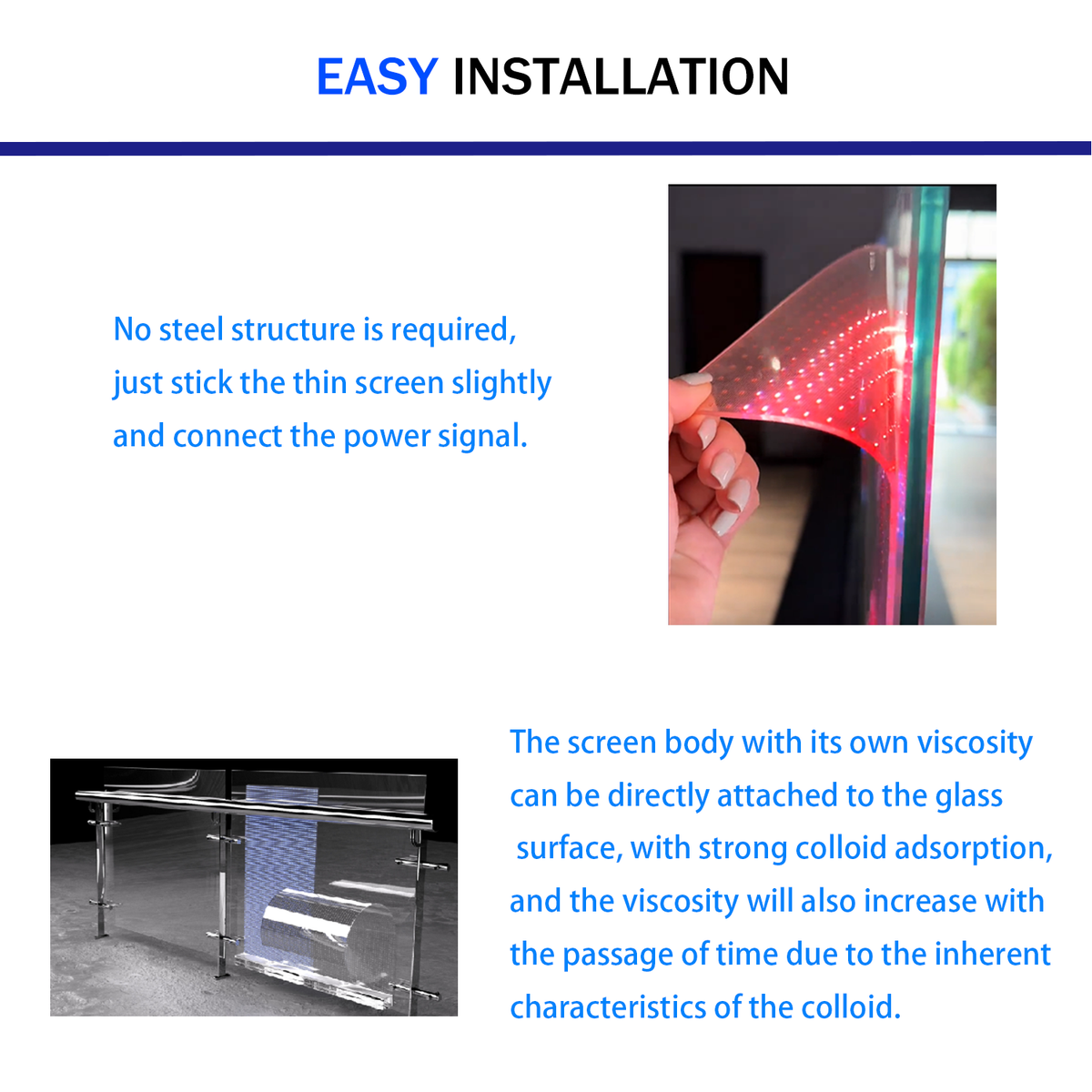 Transparent LED Display Screen for Windows & Video Walls