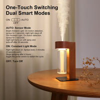 Cordless Wooden Aroma Diffuser Night Light — Motion Sensor image preview