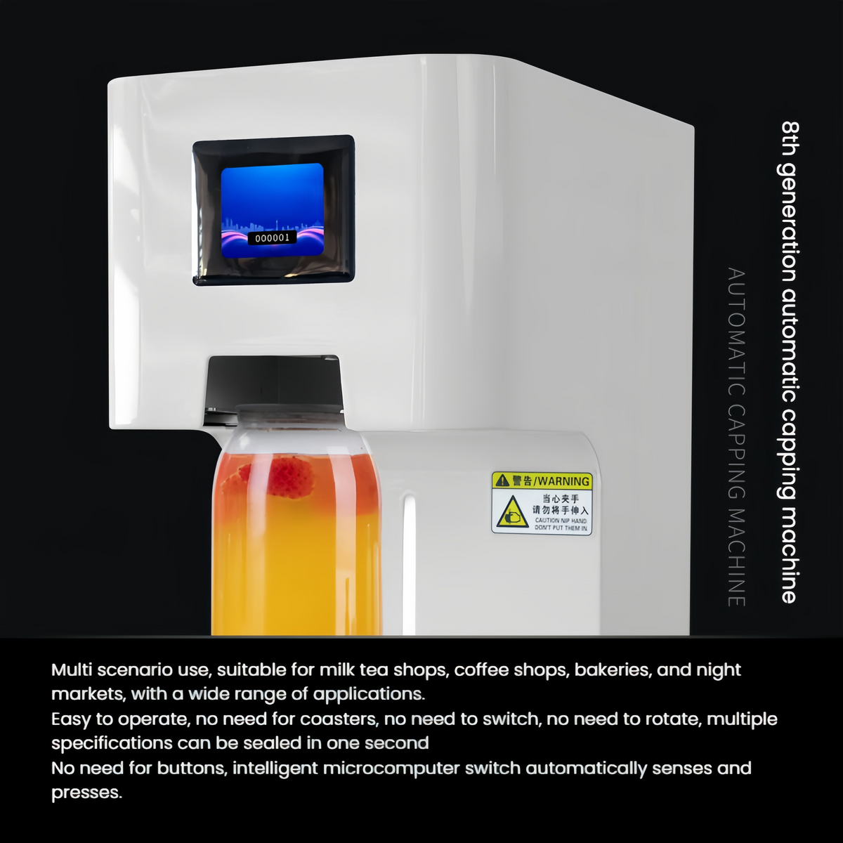 Automatic Can Sealing & Capping Machine