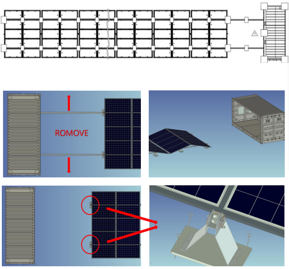 Mobile Solar Power Station — Foldable Off-Grid Storage Container