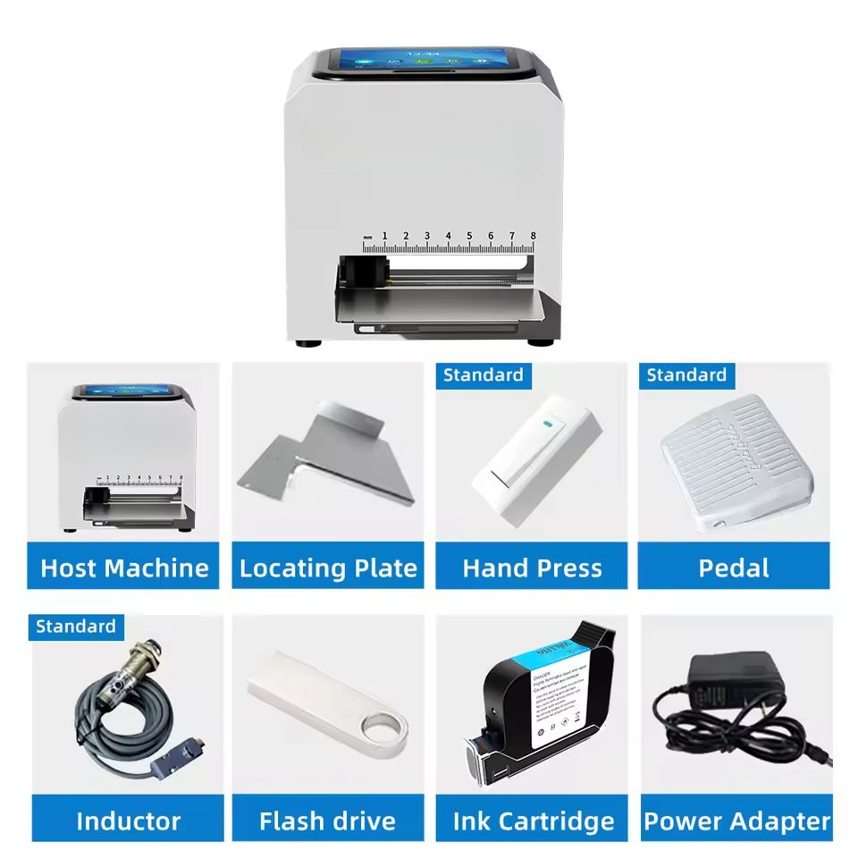 Benchtop Static Inkjet Coder — 600 DPI Touchscreen