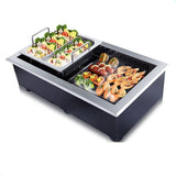 Commercial Electric Hot Pot & BBQ Grill Table — 2-in-1