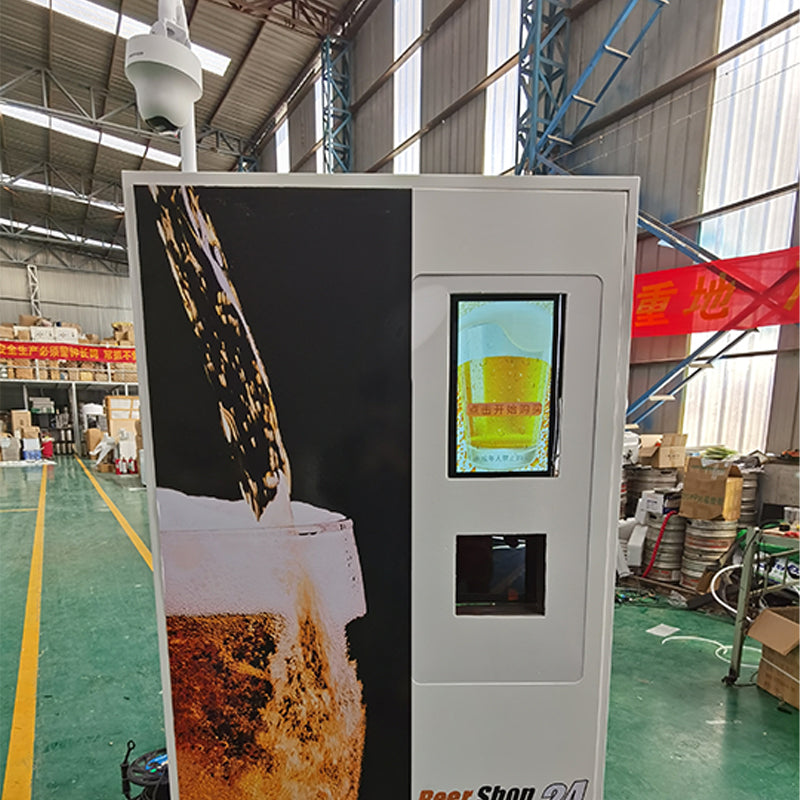 Self-Service Beer Vending Machine with Contactless Payment and Cloud Management