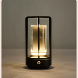 Cordless Rechargeable LED Table Lamp — Touch Dimmable, Aluminum