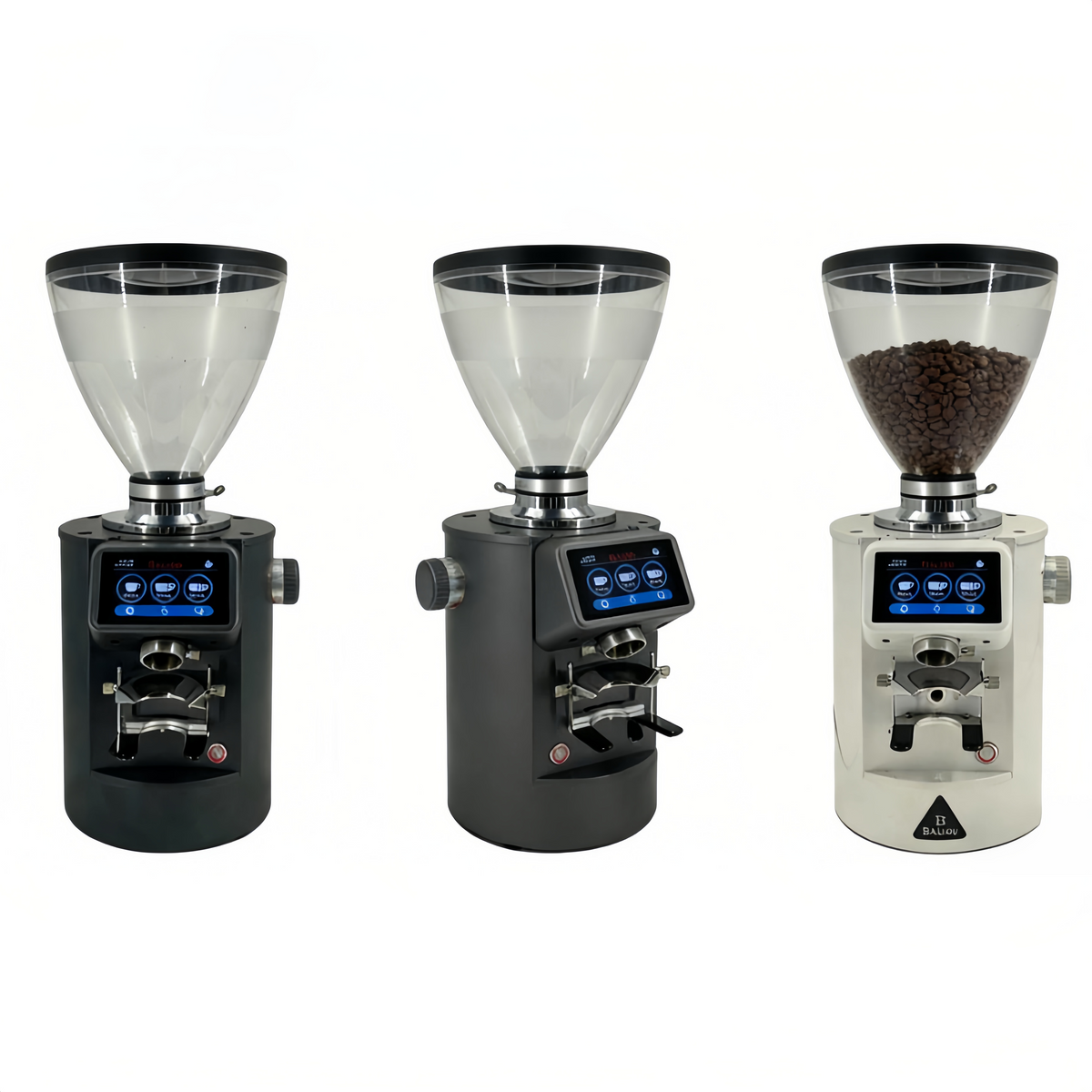 Commercial Flat Burr Espresso Grinder — 90mm, Dosing Control