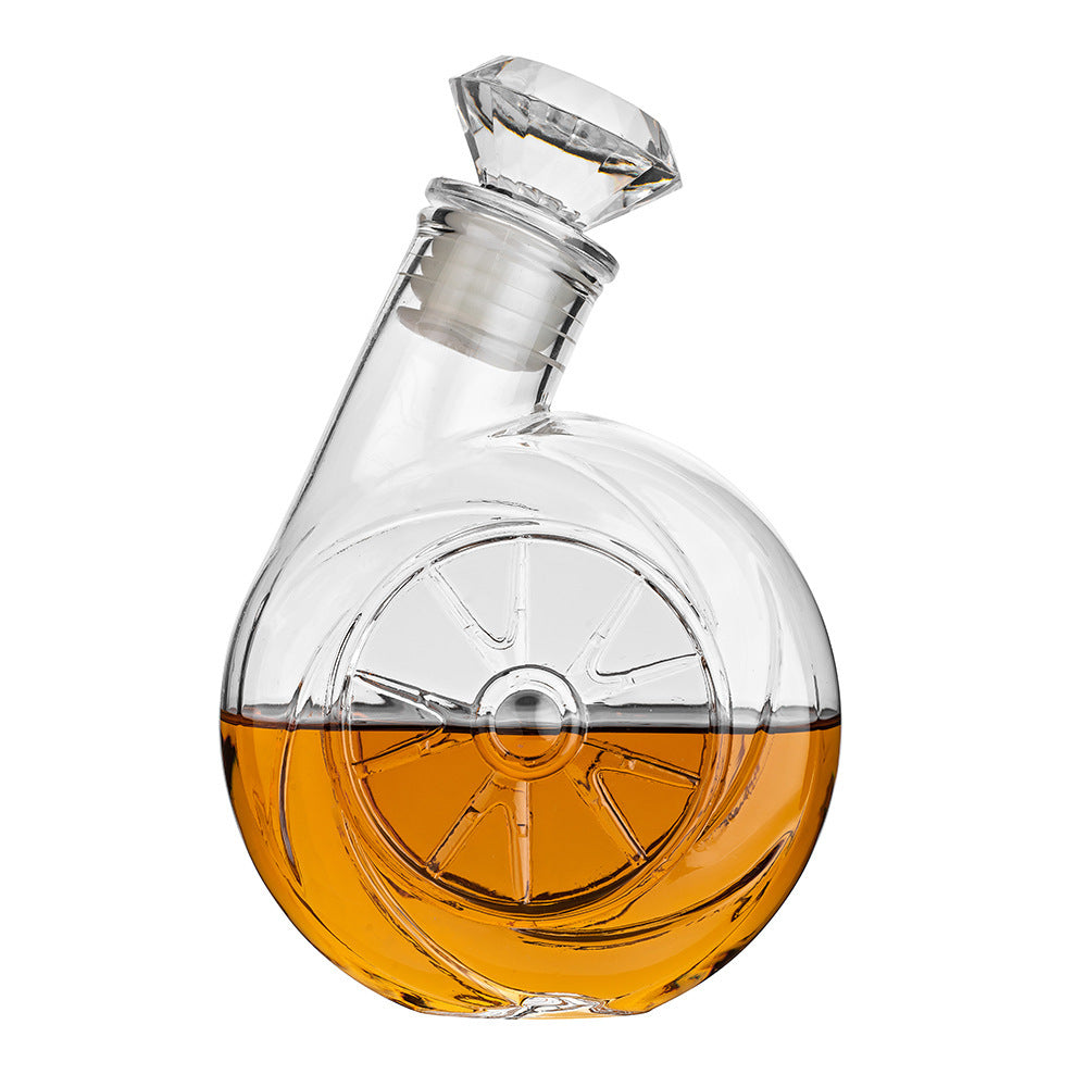 Engine Turbine Whiskey Decanter, 500 ml