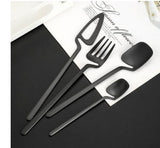 Stainless Steel Dessert Cutlery Set — Knife, Fork & Spoon