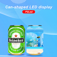 Cylindrical Can-Shaped LED Display — Custom Digital Signage Column image preview