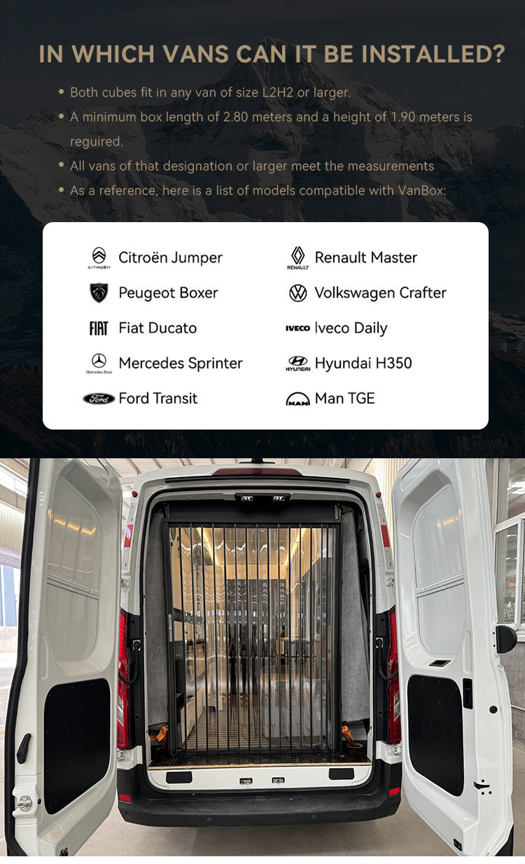 Equipo modular de camperización — módulo camper extraíble