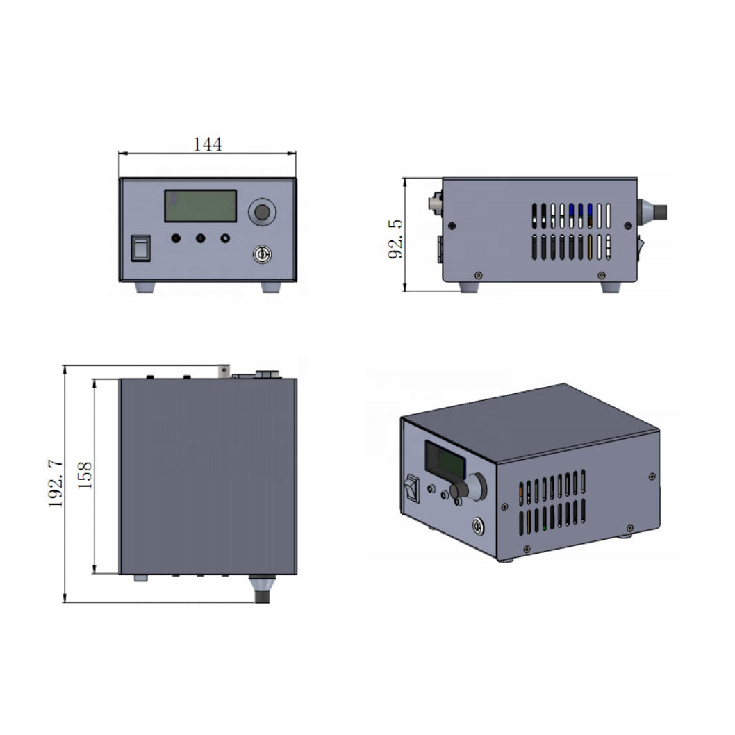 589 nm 500 mW Yellow DPSS Laser Module — TTL/Analog Modulation
