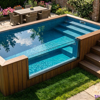 Prefab Above-Ground Fiberglass Swimming Pool — Container Series — превью изображения
