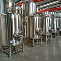 Bright Beer Tank — Jacketed 304 Stainless Storage Vessel image preview
