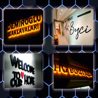 Ultra-Slim LED Light Box Sign — App-Controlled RGB, Wall-Mounted image preview