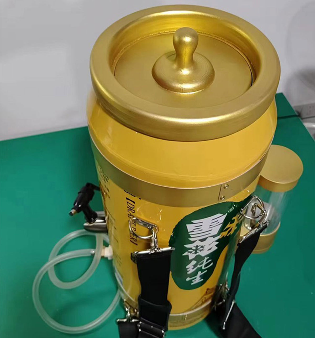Wearable Backpack Beverage Dispenser — Mobile Event Drink Server