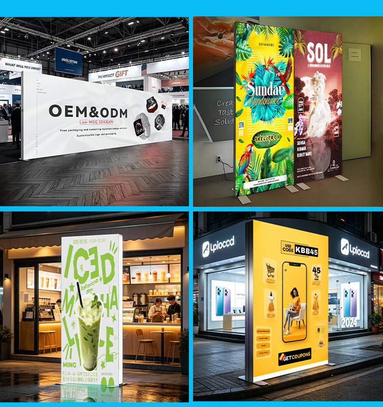 SEG LED Backlit Light Box — Aluminum Fabric Frame