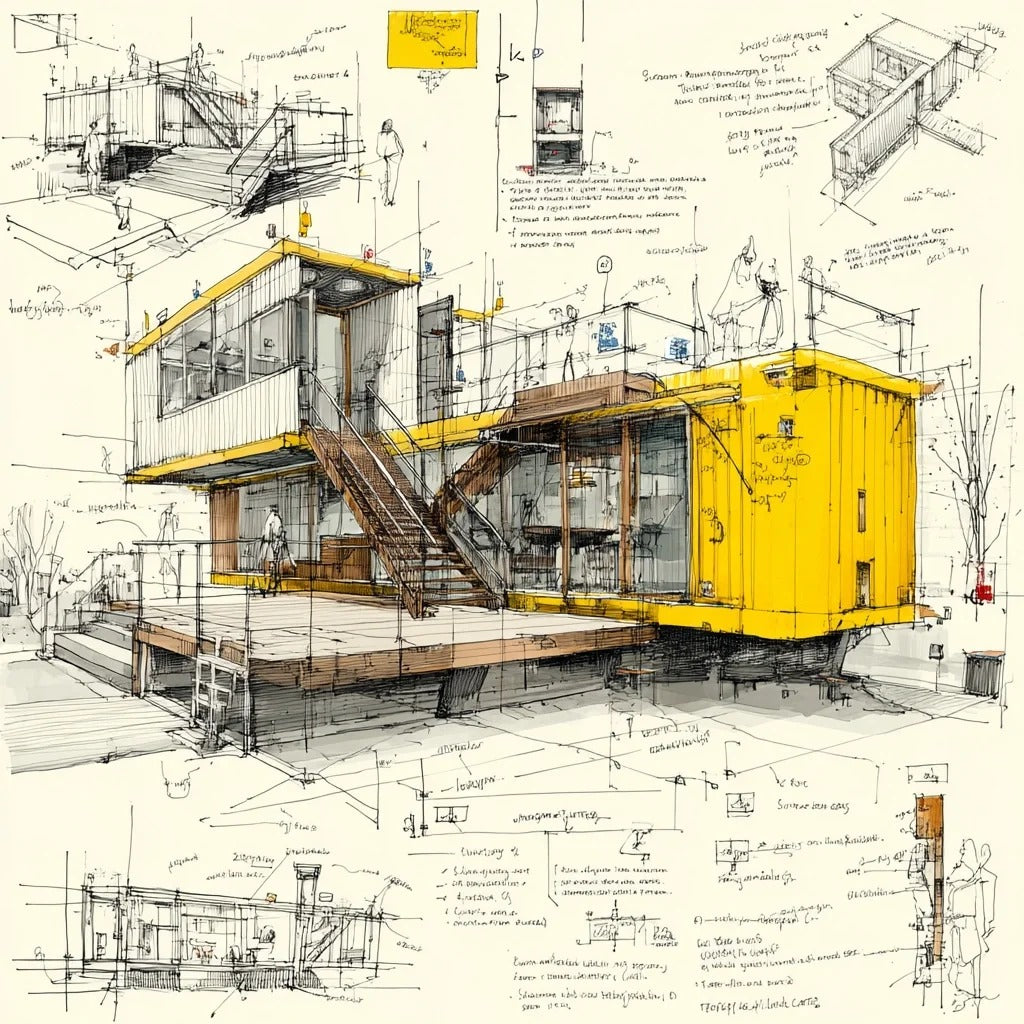 Modular Container House — Insulated Steel Prefab Cabin (20/40 ft)