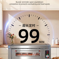 Vista previa de la imagen de Commercial Electric Deck Oven — 3-Layer, 3-Tray