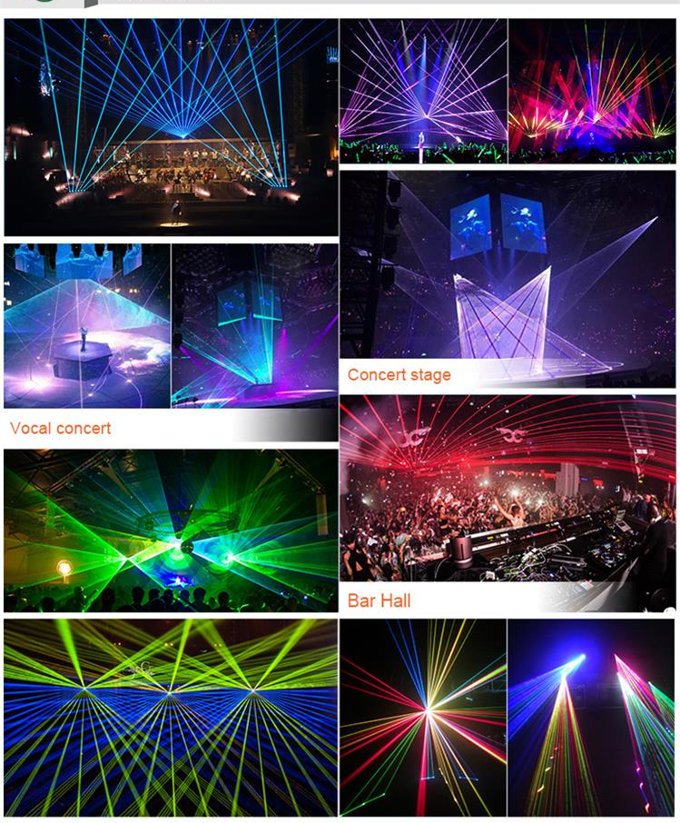 Laser Man RGB Show System — 10W Beam & Animation Laser